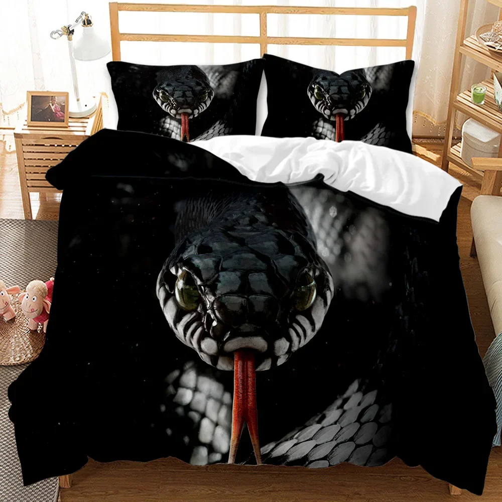 Snake Bedding Set Duvet Cover Set 3d Bedding Digital Printing Bed Linen Queen Size Bedding Set Fashion Design
