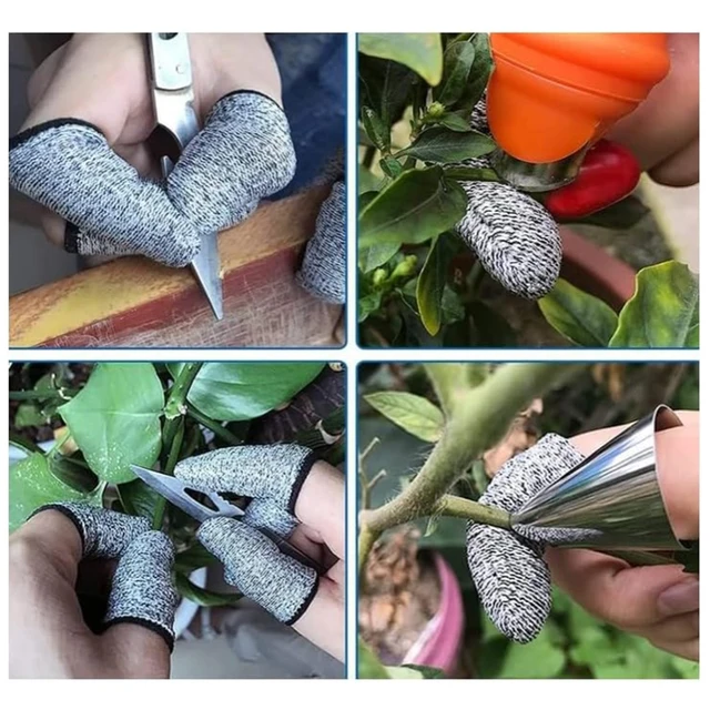 Couvre-doigts Anti-coupure de niveau 5, sécurité haute résistance, gants flexibles Anti-coupure du bout des doigts, outil de cuisine réutilisable et Durable 4 Couvre-doigts Anti-coupure de niveau 5, sécurité haute résistance, gants flexibles Anti-coupure du bout des doigts, outil de cuisine réutilisable et Durable 4