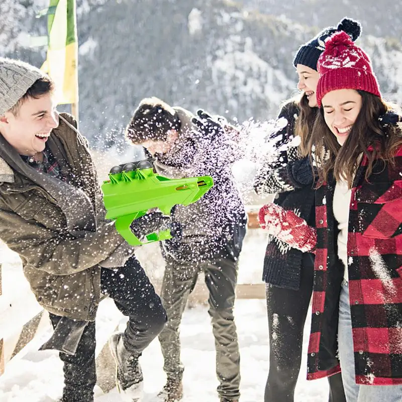 Snowball Blasters Guns Snowball Launcher Snow Blasters Portable Non-slip Small Maker Launcher Winter