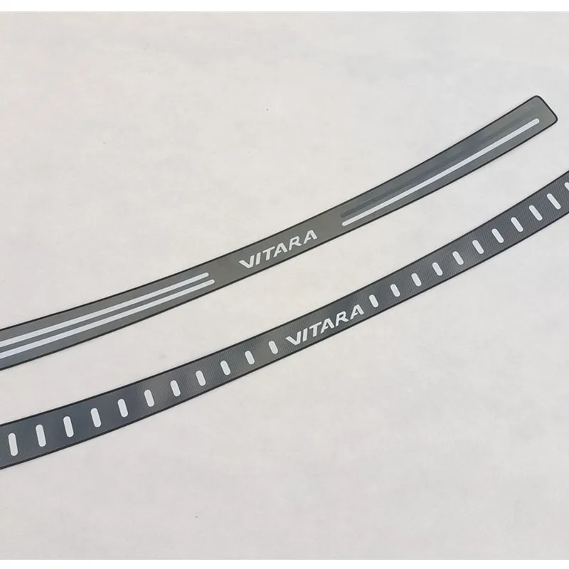 

Ультратонкий защитный порог для заднего бампера из нержавеющей стали для Suzuki Vitara 2015 2016 2017 2018 2019 автомобильный Стайлинг
