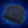 Mens High Grade Fabric Cloth Swimming Cap Durable Lightning Pattern Swim Caps for Men Swimming Accessories Bathing Hats 1