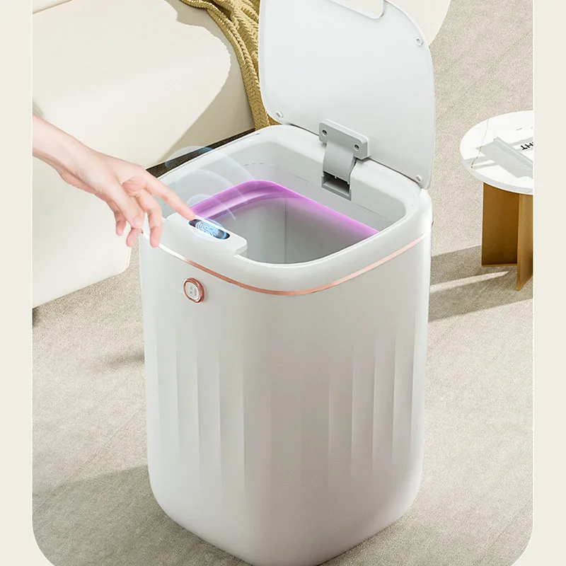 

20L/22L Smart Trash Can Automatic Sensor Garbage Bin Kitchen Bathroom Touch Bucket Wastebasket Recycle Waste Bins Basket Toilet