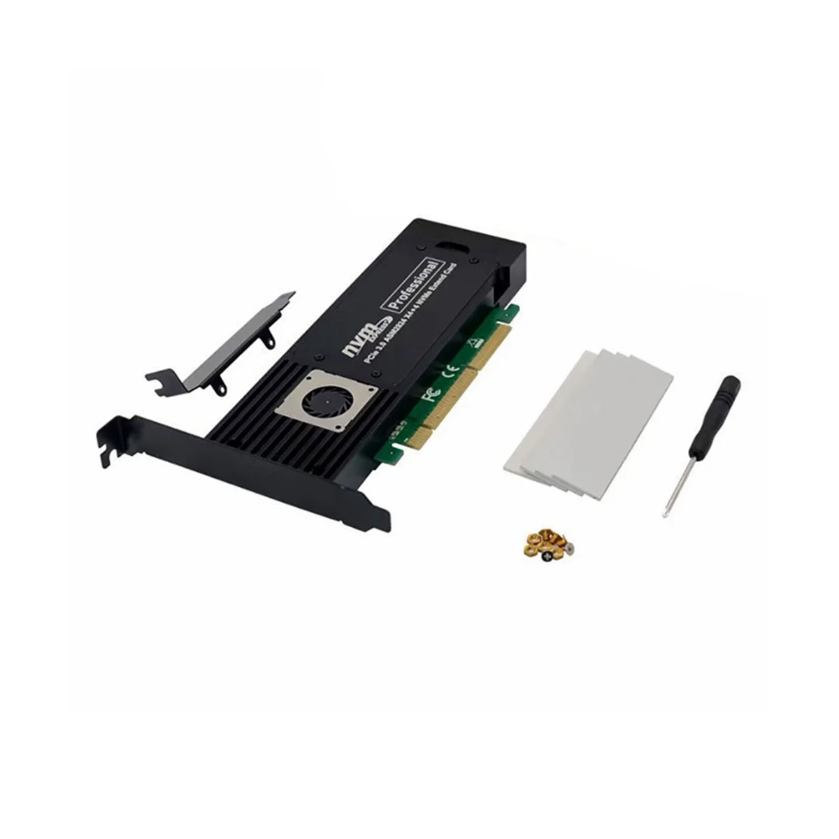 

Плата-адаптер ASM2824 PCI-E X8 X16, 4-канальная конверсионная карта NVME SSD, карта расширения промышленного хранилища сервера
