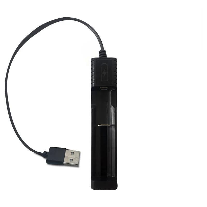 Universal 1/2 slot Smart Battery USB Charger for Rechargeable Li-ion 18650 26650 14500 Batteries