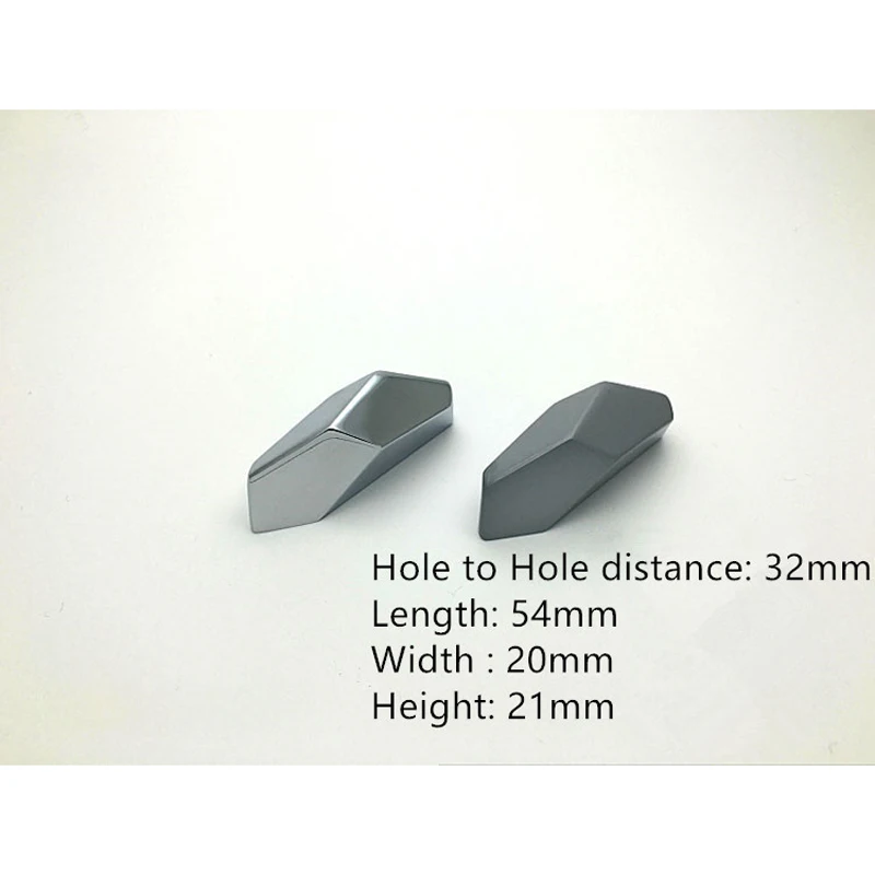 새로 디자인된 아연 구멍 32mm 192mm 합금 캐비닛 핸들 블랙 실버 골동품 황동 마감 서랍 손잡이