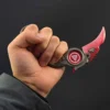15CM Apex Raptor Karambit Knife Metal Model Game Peripherals Training Outdoor Knives Toy Safety Ornaments New Year Gifts Boy 2