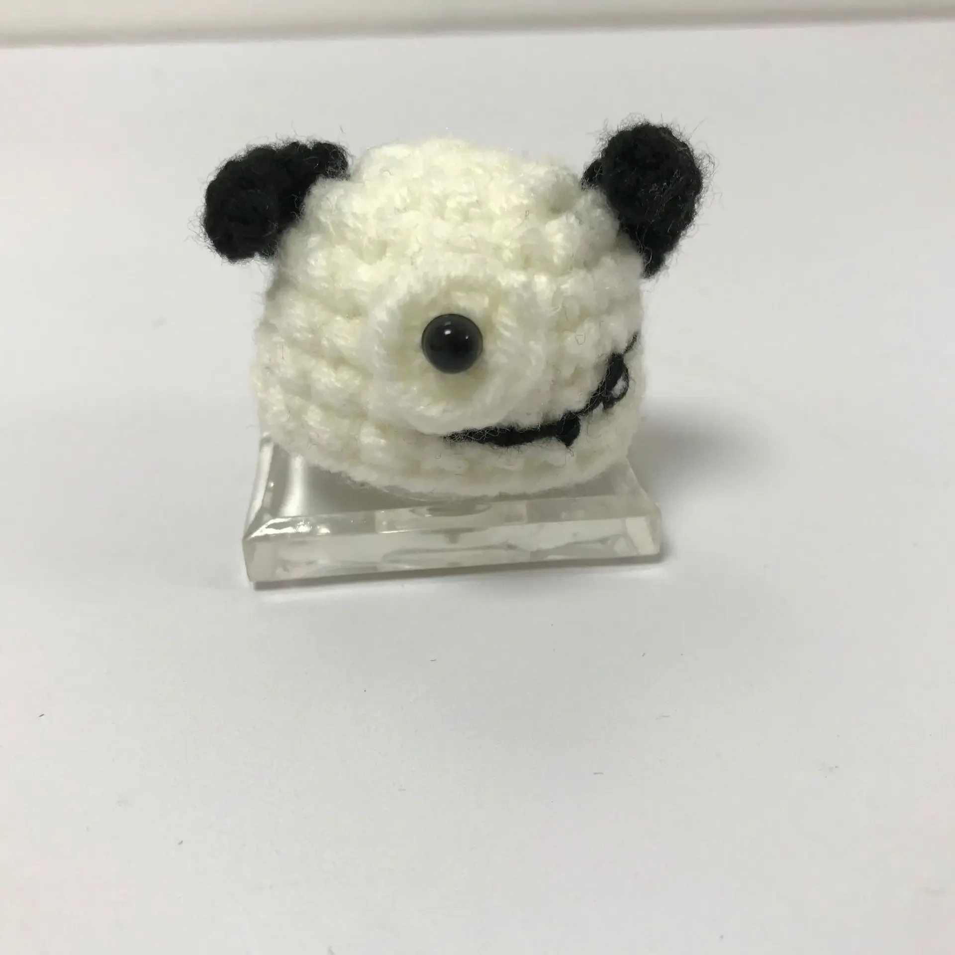 DIY Handmade Crochet Mini Christmas Theme Little Pet Festive Dress Up Hat Like Little Hamster