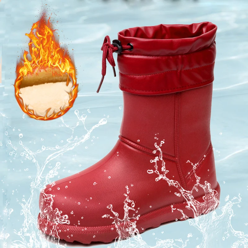 

Winter Snow Boots Waterproof Warm Fur Women Boots Platform Casual Ankel Boots Antislip Plush Women Shoes