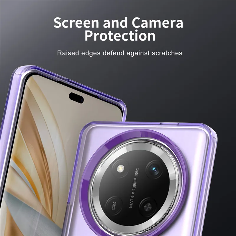 Magnetic Matte Bumper Shield Protective Phone Case