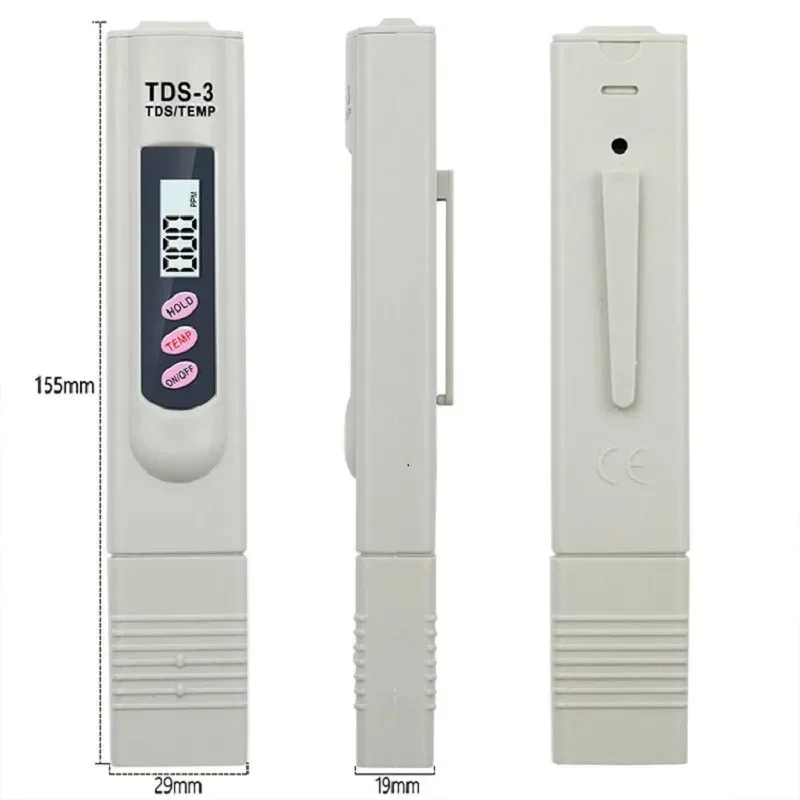 Water Tester Water Quality Detector 2-in-1 PPM Water TDS Meter