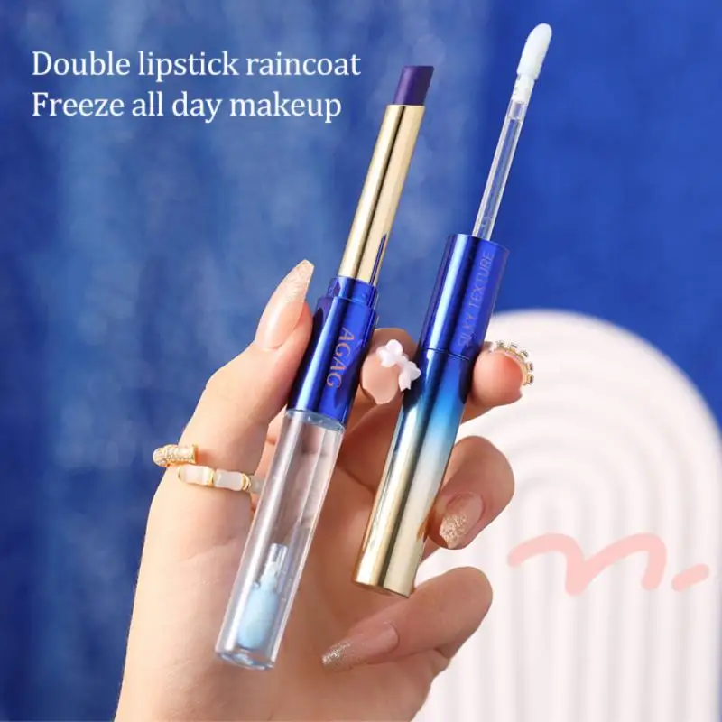 

Blue Rose Color Changing Lipstick Raincoat Waterproof Moisturizing Temperature Color Change Lip Balm Lip Gloss Makeup Cosmetics