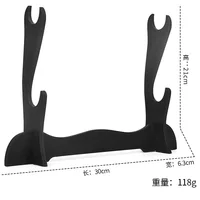 Animation Knife Holder Game Weapon Display Stand Plastic Knife Holder (Black Double Layer Extra Large Knife Holder) Scabbard Sto 1