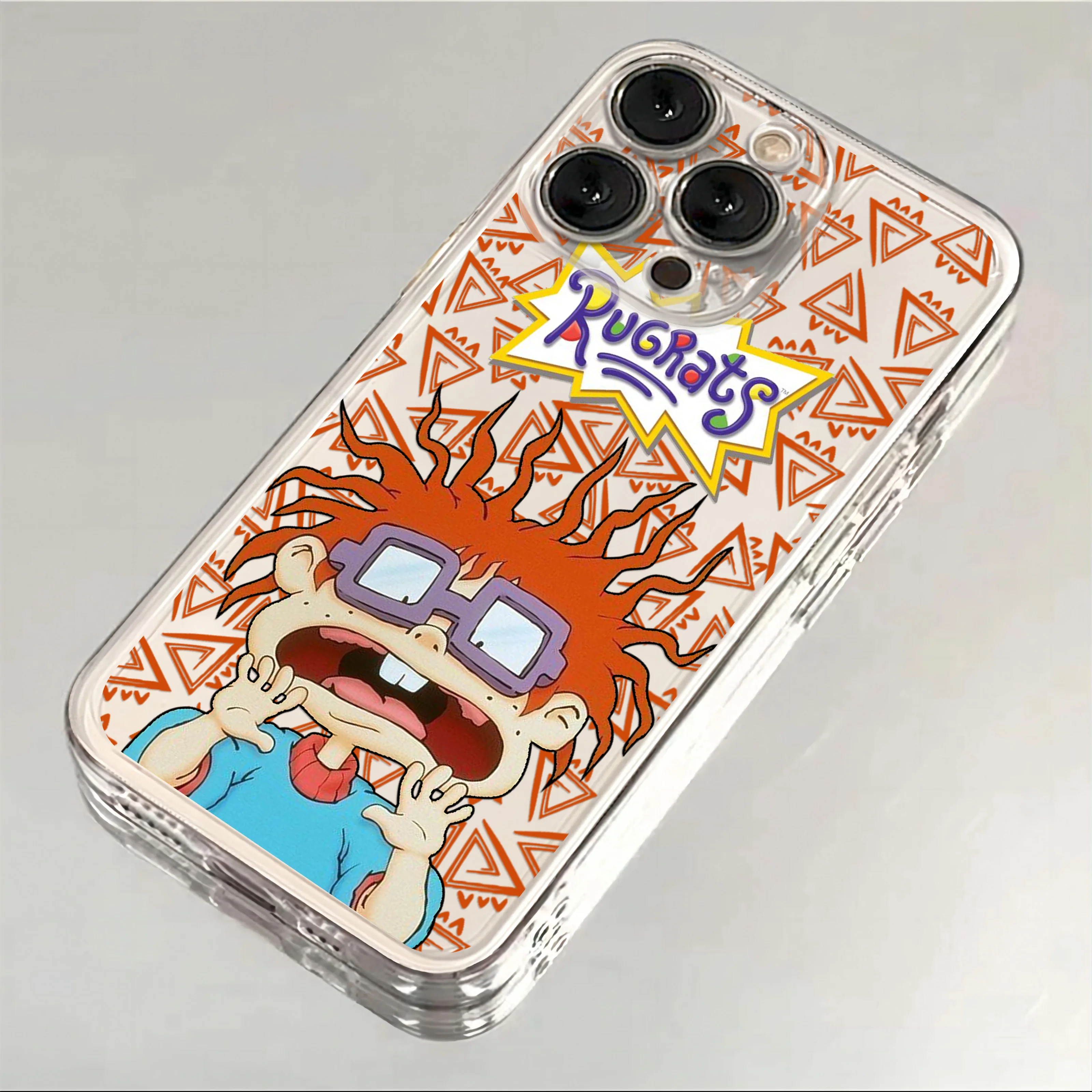 Playful Cartoon Rugrats Shockproof Silicone Phone Case