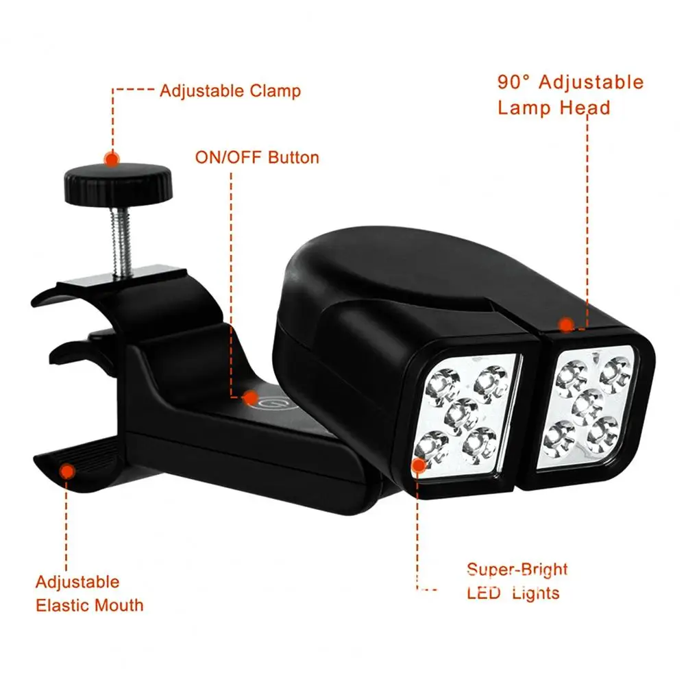 Bbq Grill Light High Lumens Led with Adjustable Angle for Bbq Cycling More Waterproof Heat-resistant Lamp Portable