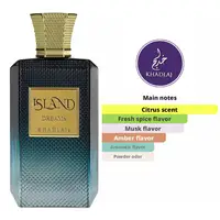 Parfum de parfum d'agrumes de rêve d'île, 100ML, saveur d'épice fraîche orientale, parfum longue durée pour hommes, parfum de dubaï et d'arabie 4