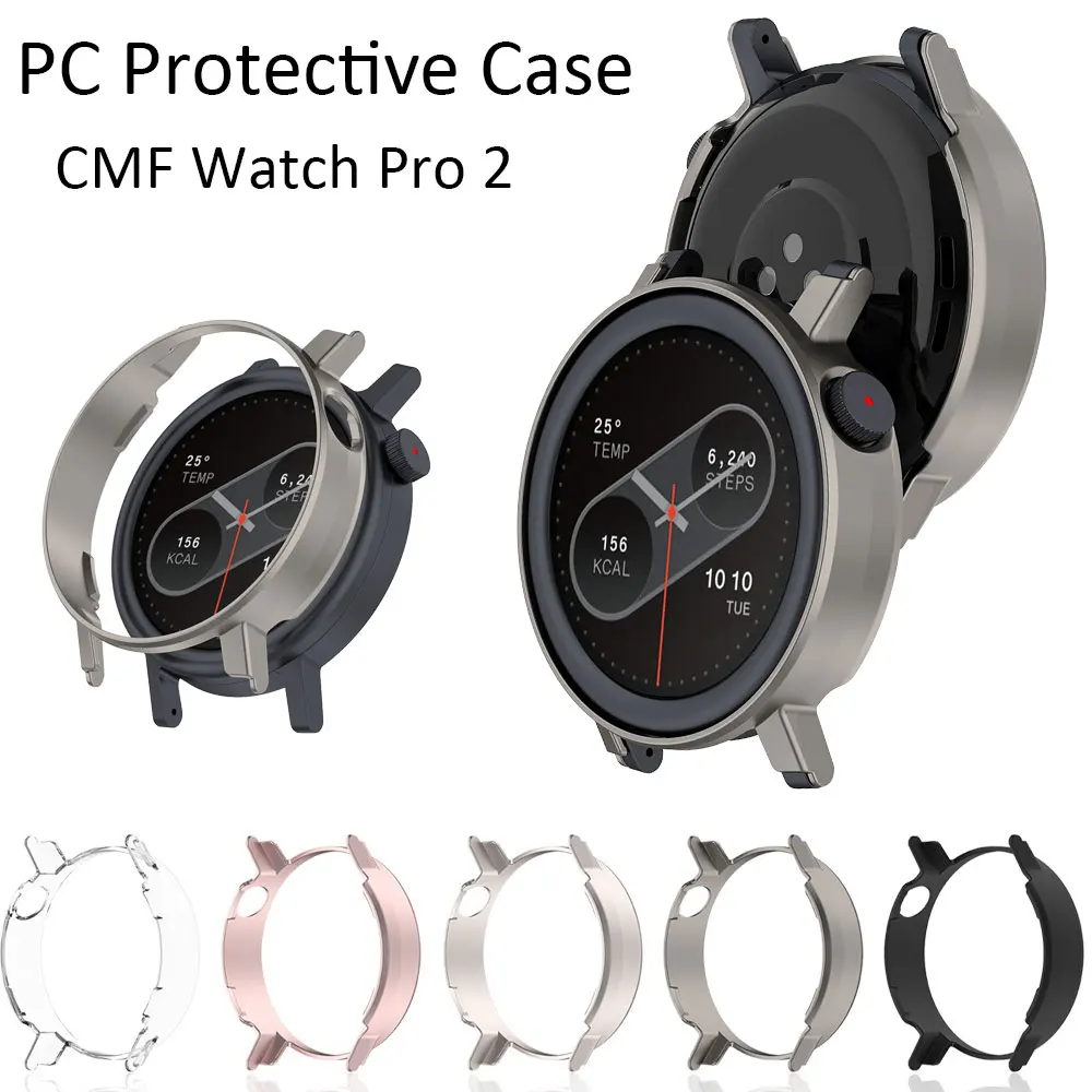Sleek PC Hollow Case Protector for Smart Watch - Durable Protective Shell Cover