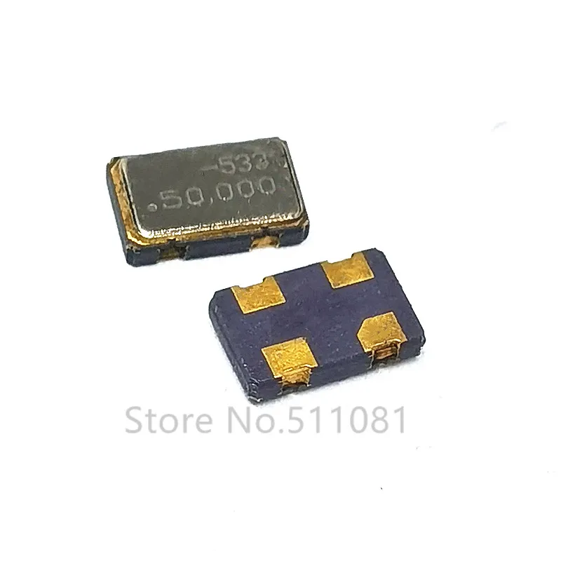 10PCS 50MHZ 50.000mhz 4Pin 5032 Active smd quartz resonator Crystal