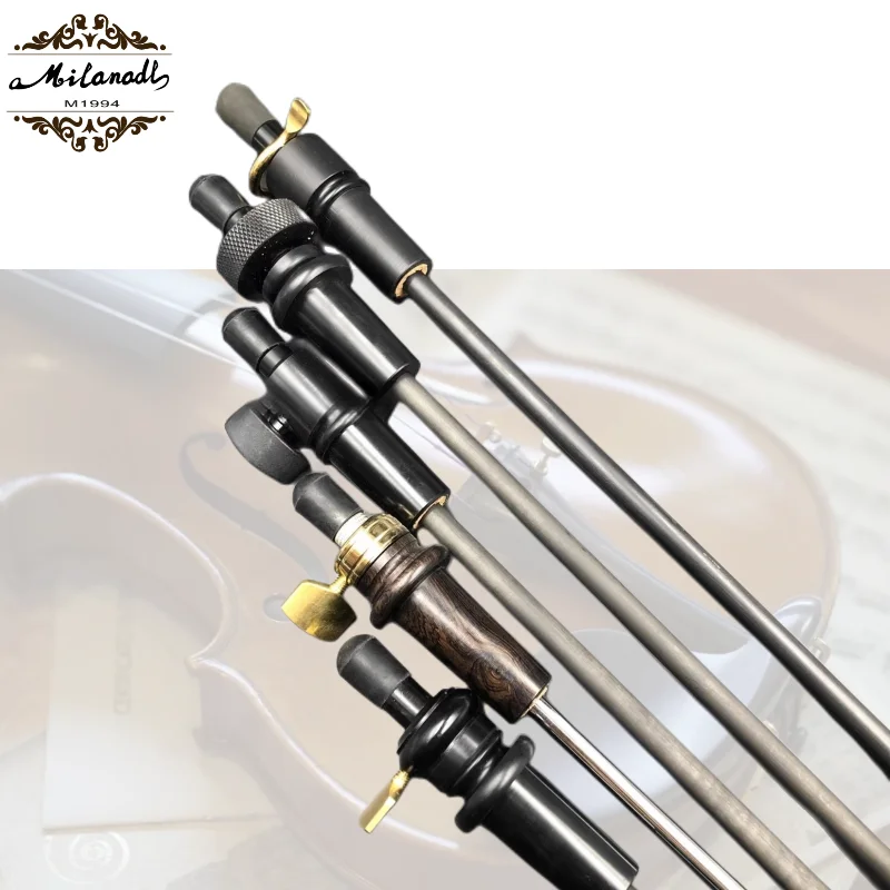 Scalable Carbon fiber Cello End Tail 4/4 3/4 1/2 1/4 Stretch Shrink Freely ebony Cello Endpin 1pcs