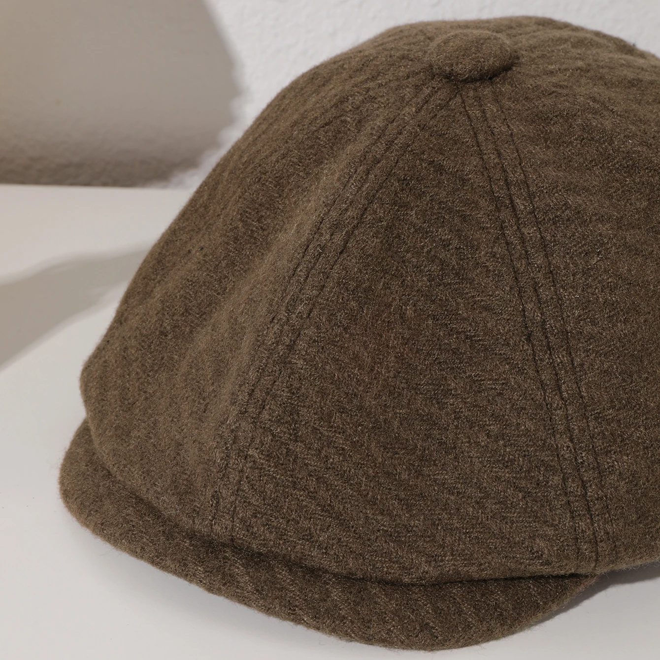 Einfarbige achteckige Newsboy-Mütze im koreanischen Stil mit Oberteil, Retro-Stil, vielseitige und vorwärtsmütze für den täglichen Pendelverkehr – Detail 10