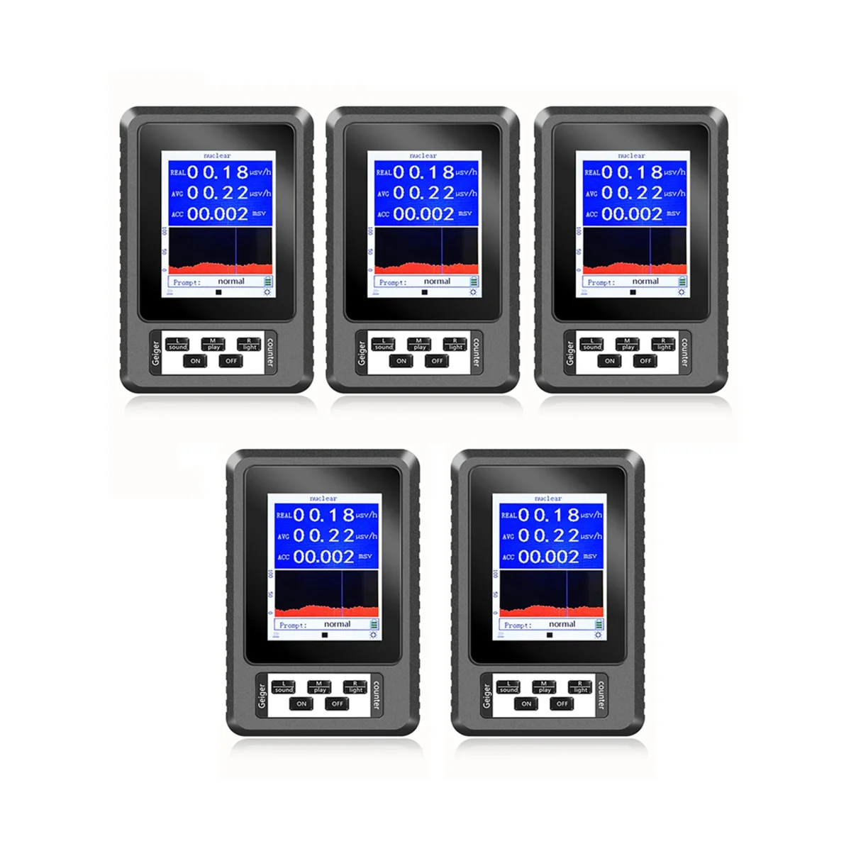 

5 шт., детектор ядерного излучения