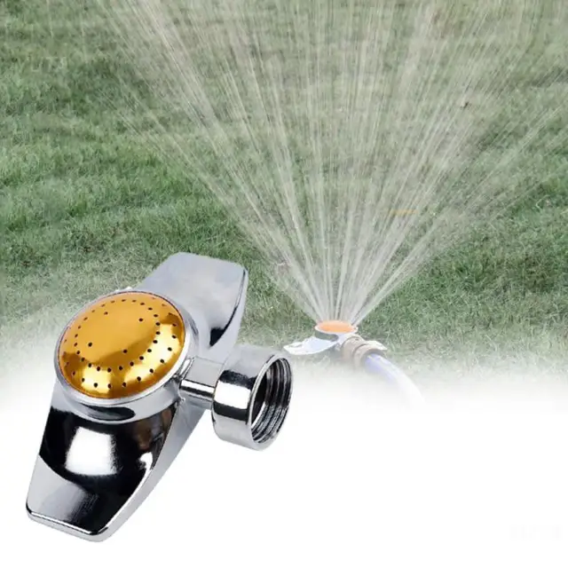 360 Fokos Automatikus Pont Sprinkler Négyzet Alakú Kör Mintázat Szilárd Ötvözött Fém Forgó Fúvóka Fűnyírók Kerti Kiegészítő - Image 3