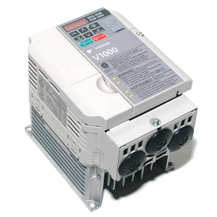 

Yaskawa V1000 IP20 0.75kW/1.1kW 230V 1ph to 3ph AC Inverter Drive