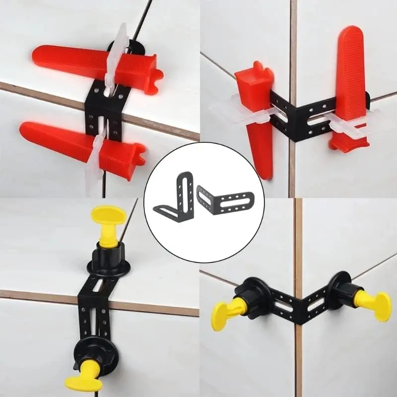 Tile Spacers Cross Leveling Angle System Removable For Floor Wall Tiles Leveler Locater Adjuster Laying Tools Accessories