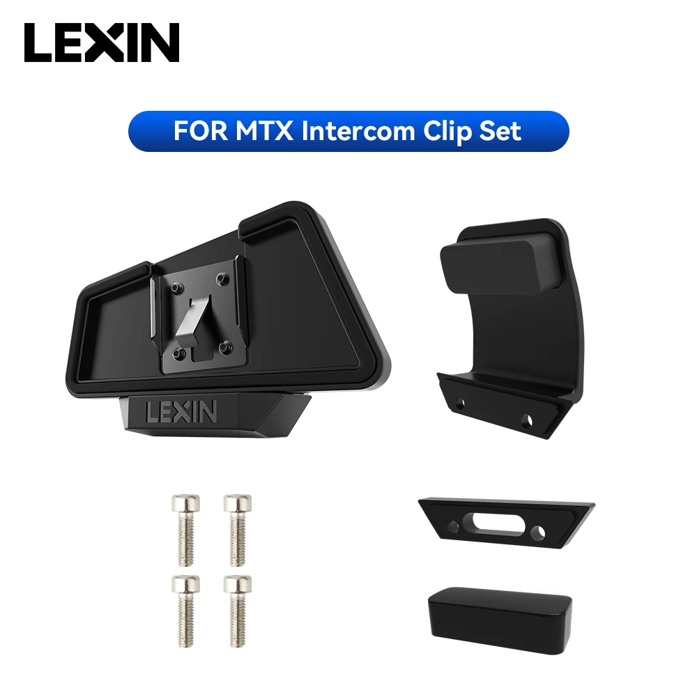LEXIN-MeshCom intercom 40MM headset&clip set for full/half helmet