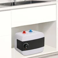 Chauffe-eau électrique Compact 6L 1,5 kw, étanche IPX4, en acier inoxydable, 30-65 ℃   220V pour salle de bain cuisine sous évier 4