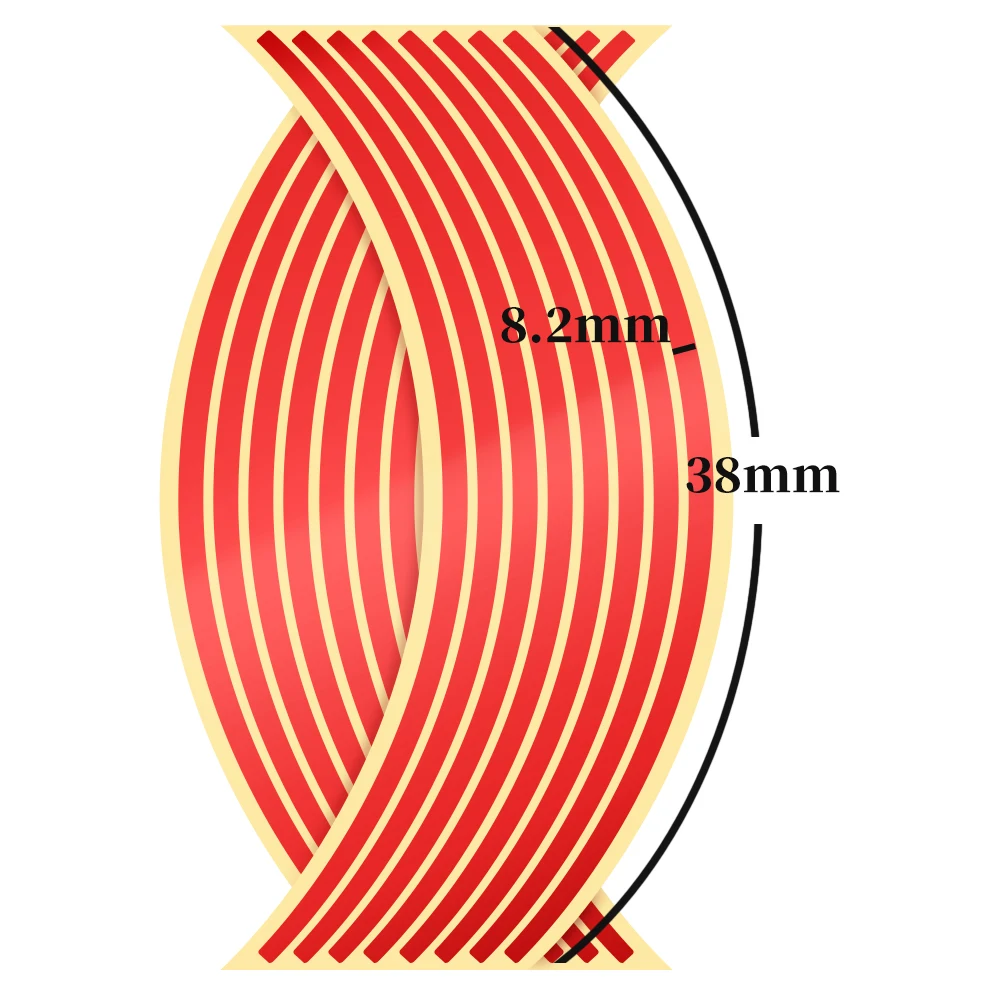 Wheel Sticker Reflective Rim Stripe Tape Bike Motorcycle For Honda For Kawasaki Z750 Z800 YAMAHA MT07 MT09 MT10 R1