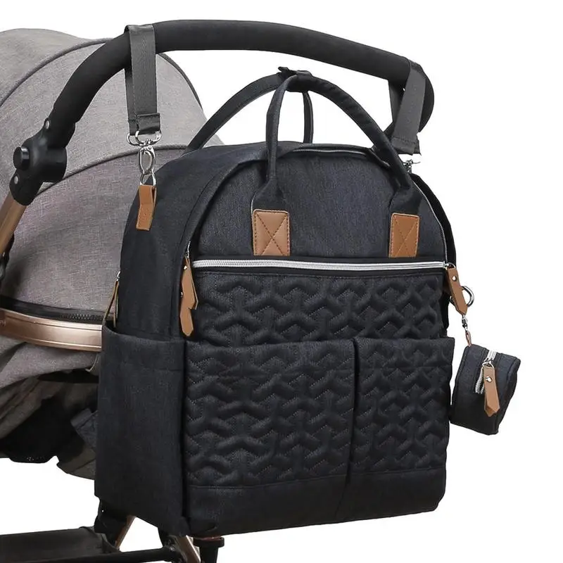 

Baby Diaper Bag Backpack Large Baby Travel Bag Large Baby Diaper Bag With Stroller Hooks And Pacifier Bag Baby Bag For Mom