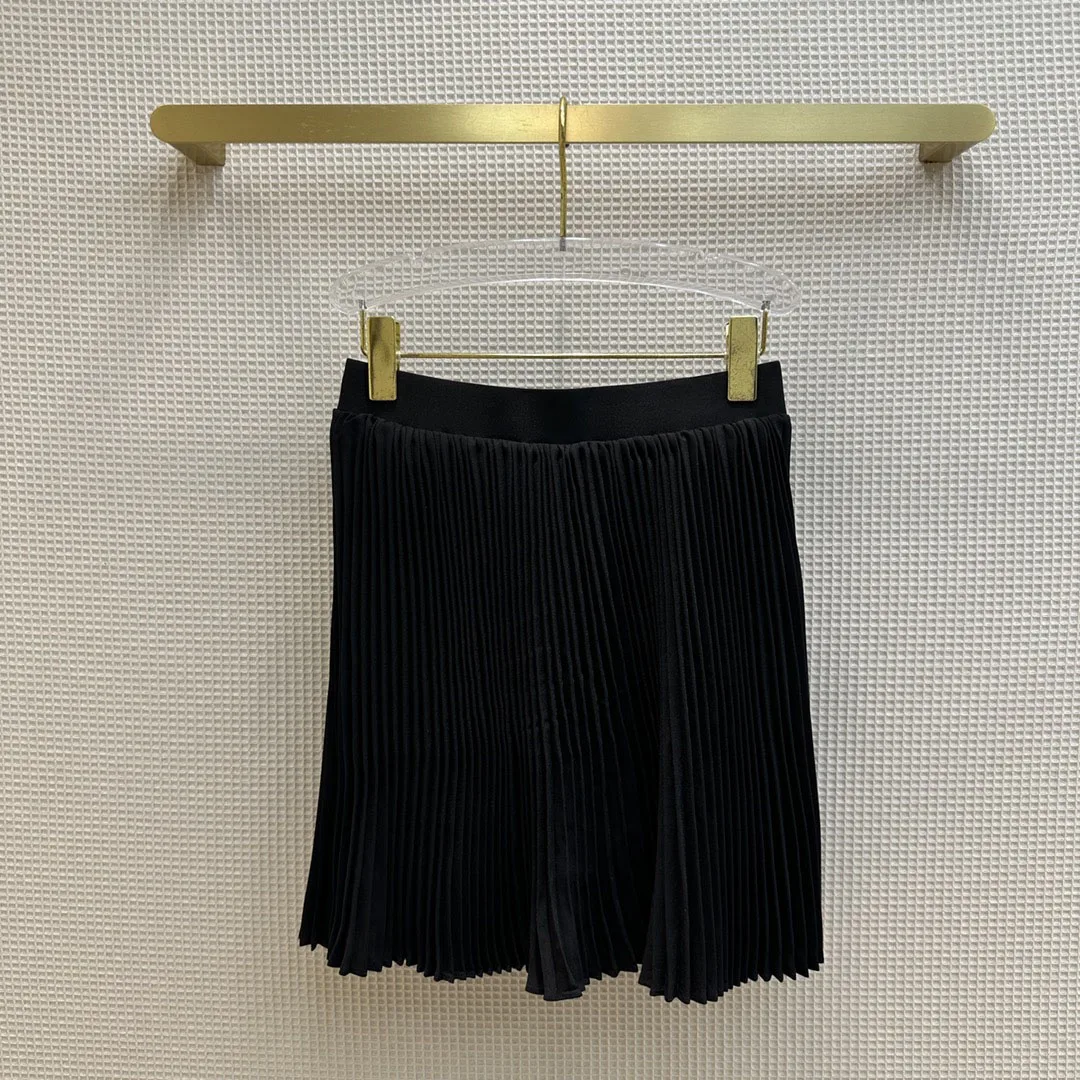 

Pleated hakama high waist casual fashion 2023 summer new style 0315