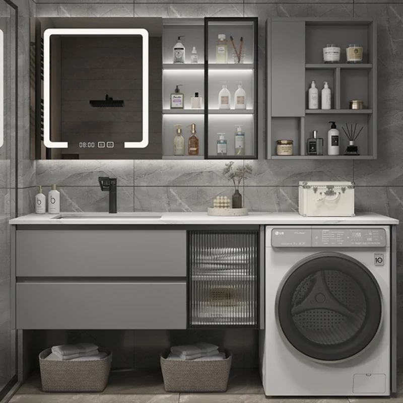 Complete Bathroom Furniture Stand Modern Hanging Luxury Full Home Improvement Accesories Kylpyhuone Kaappi Washhand Cabinet