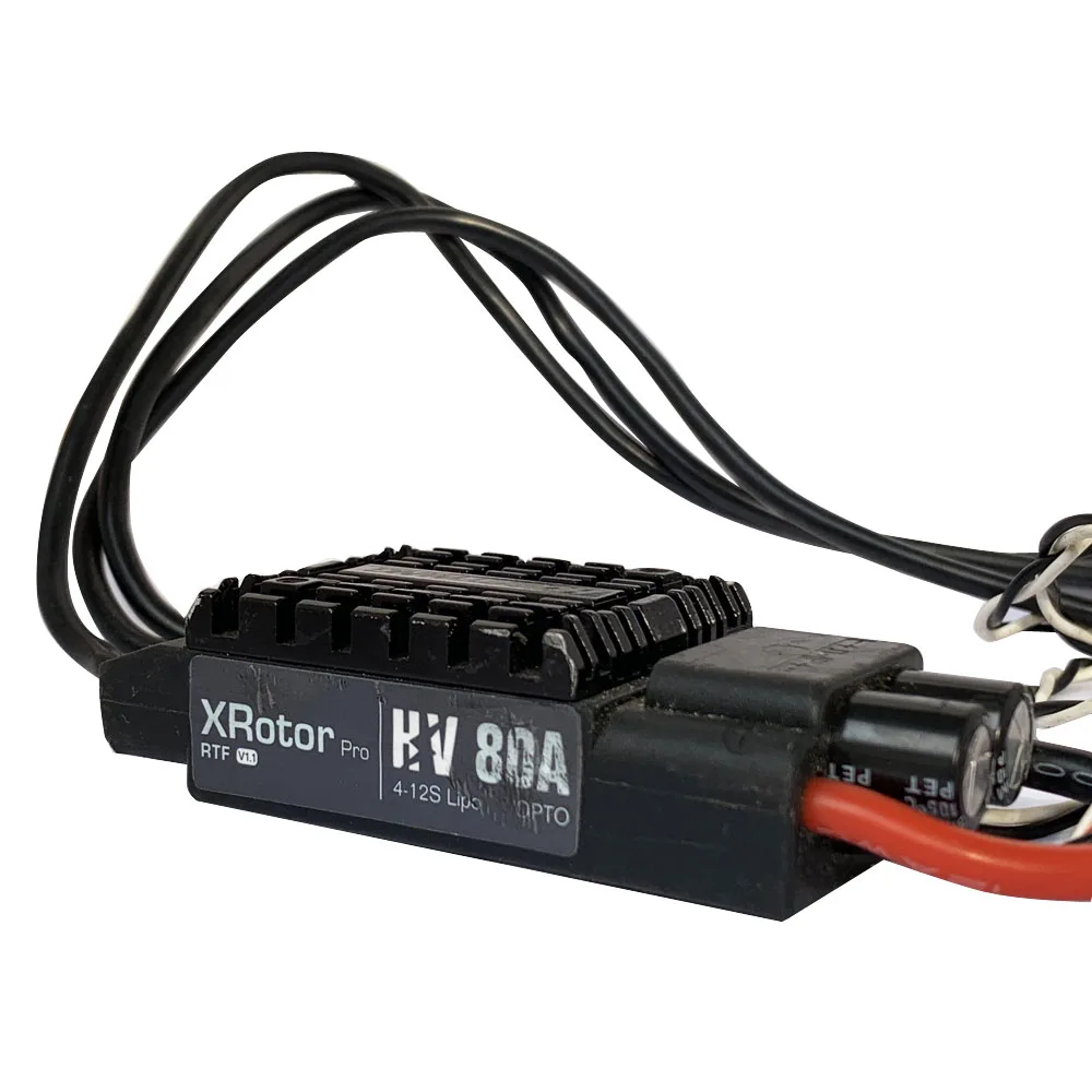 FLYFUN ESC Xrotor-Pro-80A-HV Brushless outrunner Motor Speed Controller per RC Airplane - 80A
