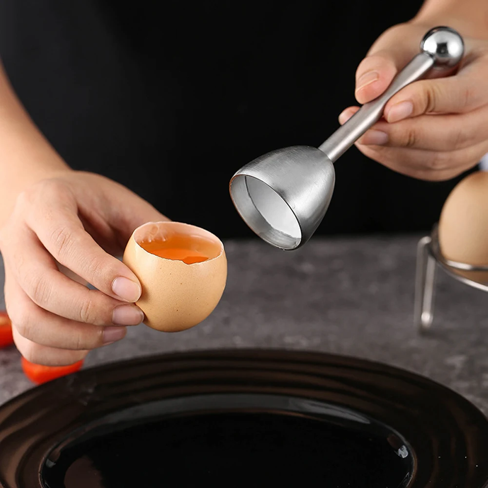 Egg Cutters Egg Slicer Kitchen Opener Tool Cracker Remover Shells Separator For Hard Soft Boiled Eggs 1Pcs egg shell opener egg slicer egg opener egg shell scissors egg piercer