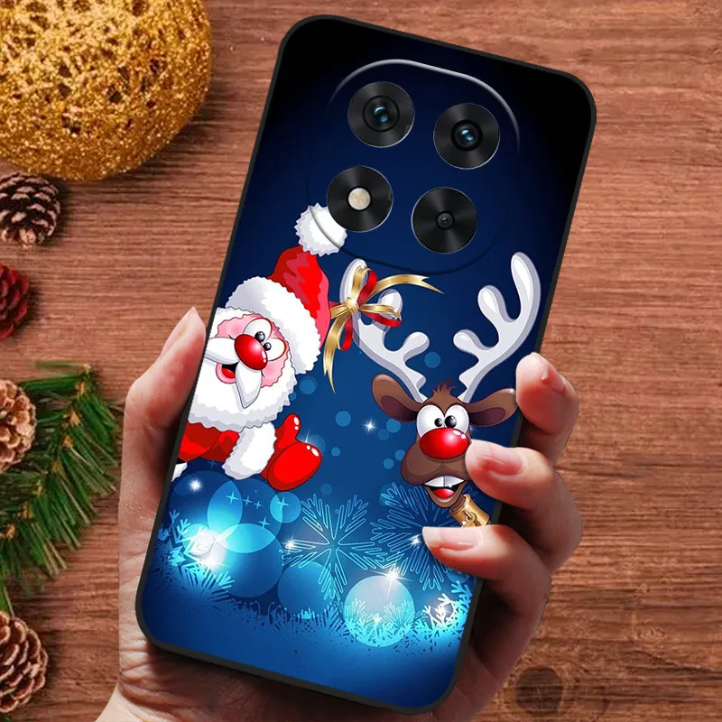Festive Painted Silicone Soft Phone Cover - Christmas Edition