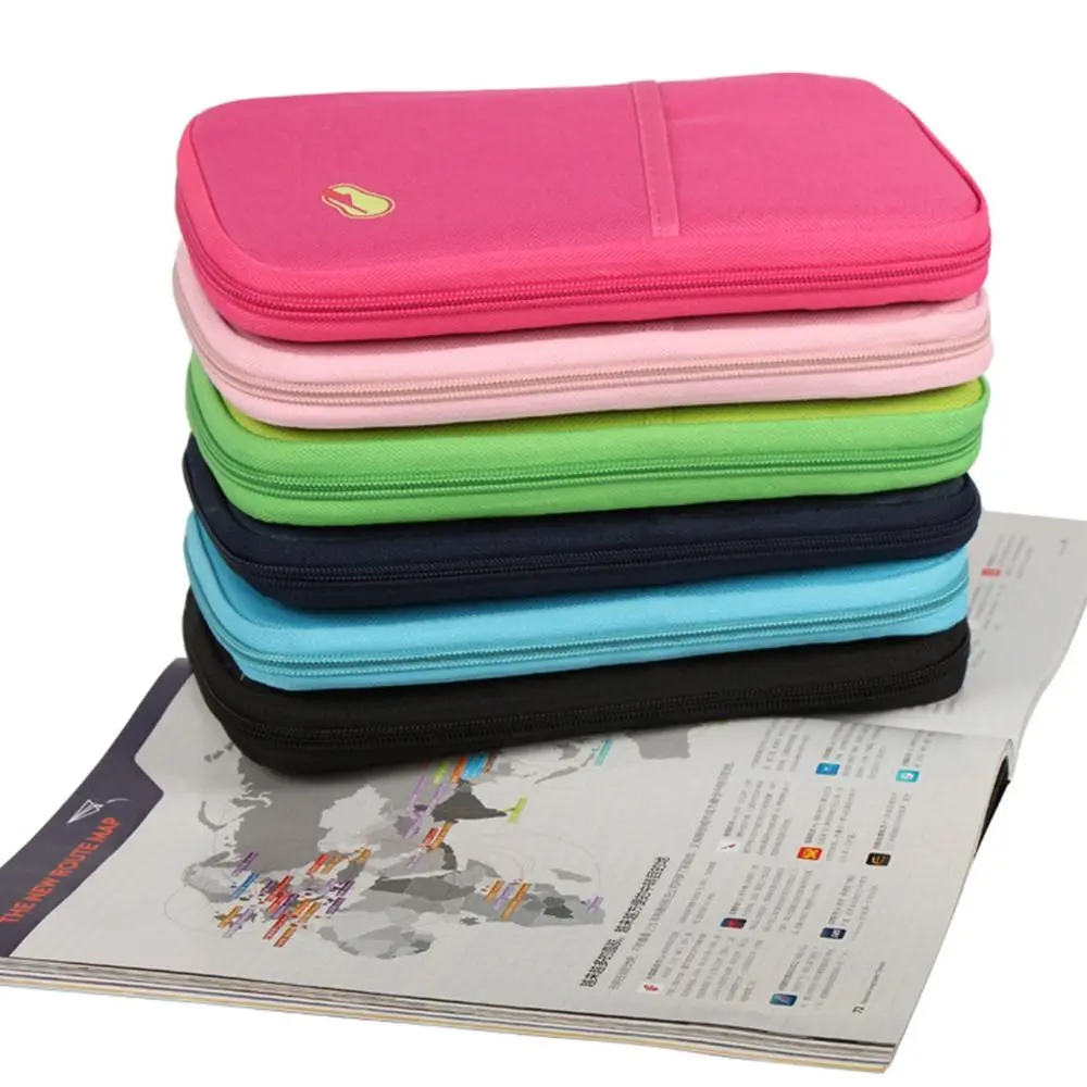 Travel Accessories Zipped Case Purse Wallet Bag Travel Organiser Credit Card Storage Passport Document Tickets Holder travel bags