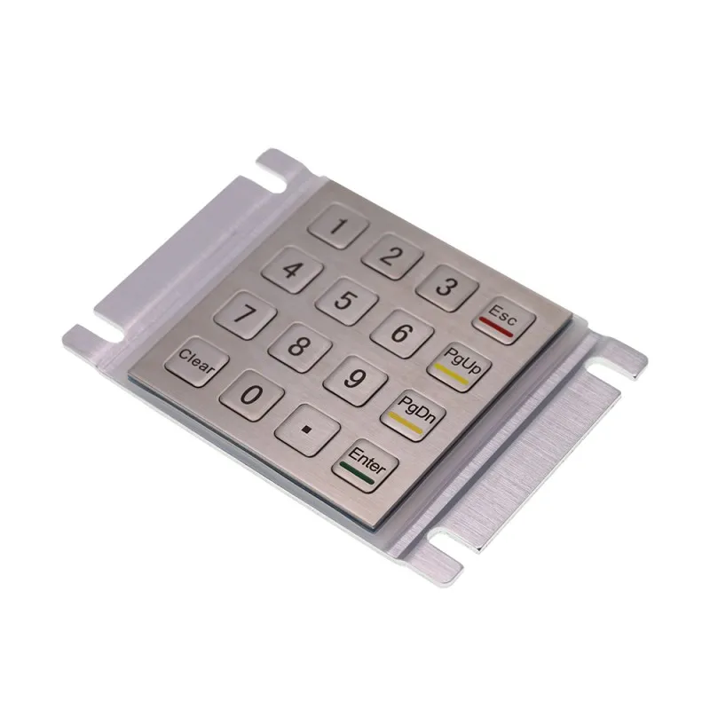 Teclado Áspero Impermeável do Metal da Montagem do Painel de 16 Chaves para o Controle de Acesso e o Armário do Pacote - Imagem 5