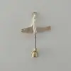 Creative Wooden Fish Car Ornament with Bell Ultra-thin Pollack Door Pendant Hangable Fish Wall Art Home Decor 3