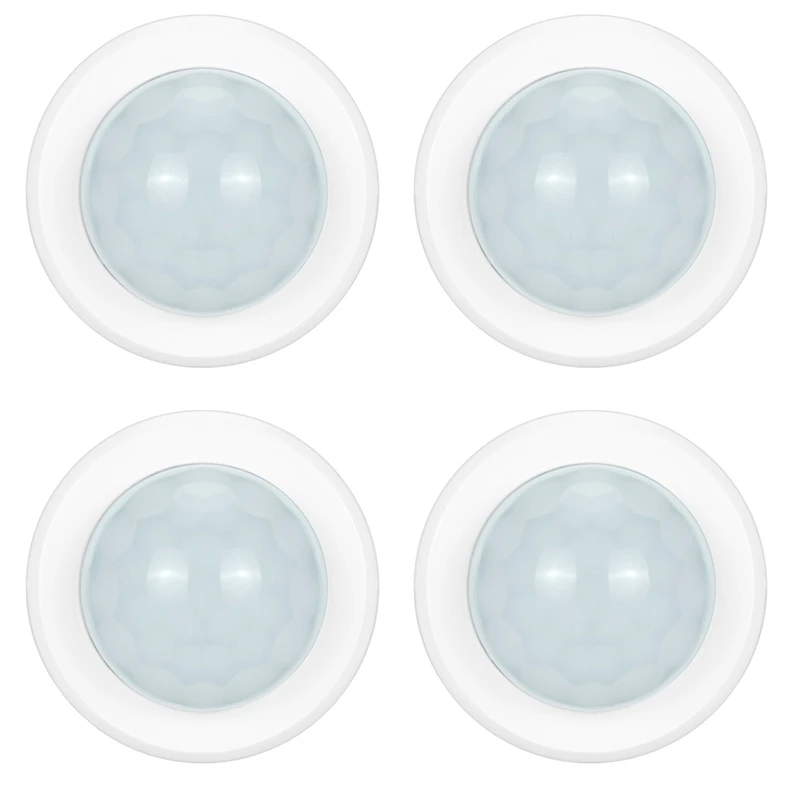 

4X Movement Body Sensor Zigbee 3.0 Tuya Mini Smart Human Motion PIR Transducer Smart Life Wireless Connection Light(C)