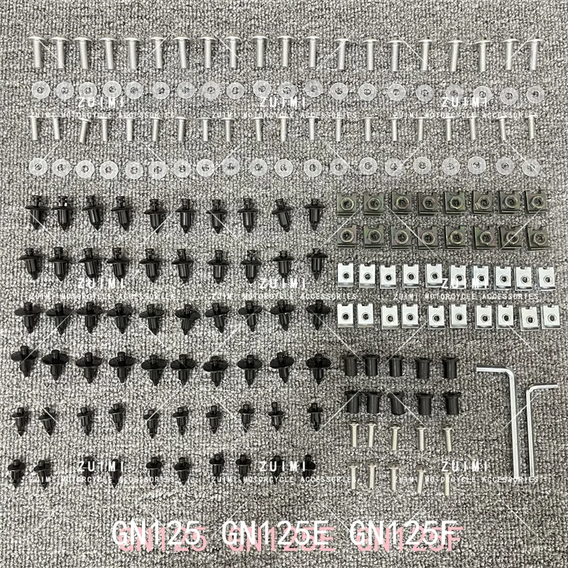 

Fairing Bodywork Kit Bolts Screws For Fit For Suzuki GN125 GN125E GN125F 2002-2017