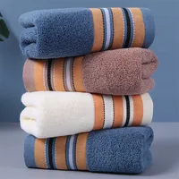 100% Pure Cotton Towel 34x74cm Home Hand Towels For Adults Soft Terry Thicken Soft Bathroom Face Towels 1