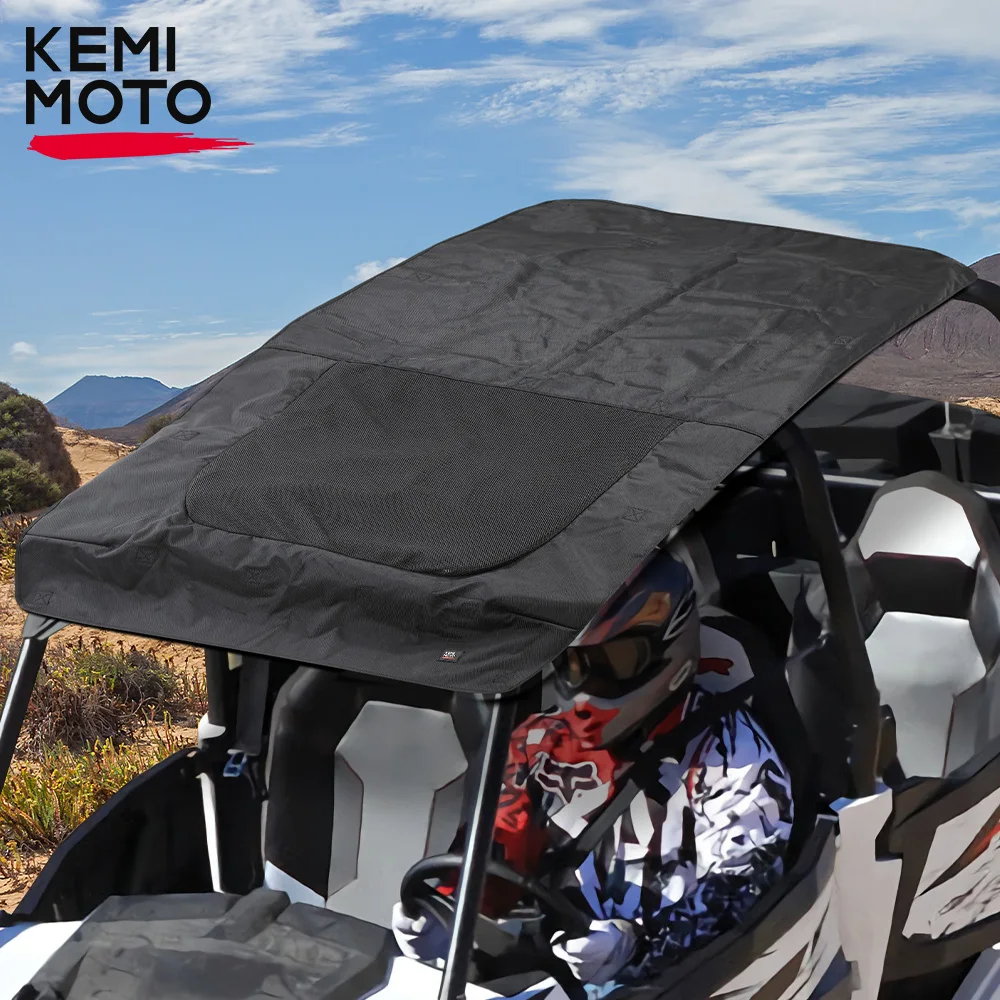 1680D Black UTV Front & Rear Seat Cover For Polaris Ranger Crew XP 1000 2017-21