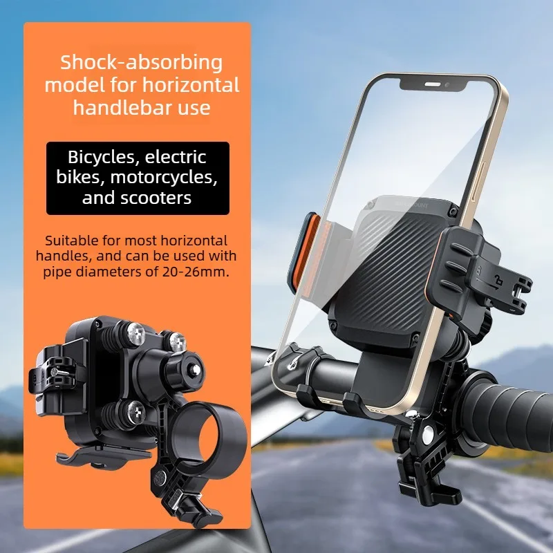 Universal Bike and Motorcycle Phone Mount with Quick Lock & Release