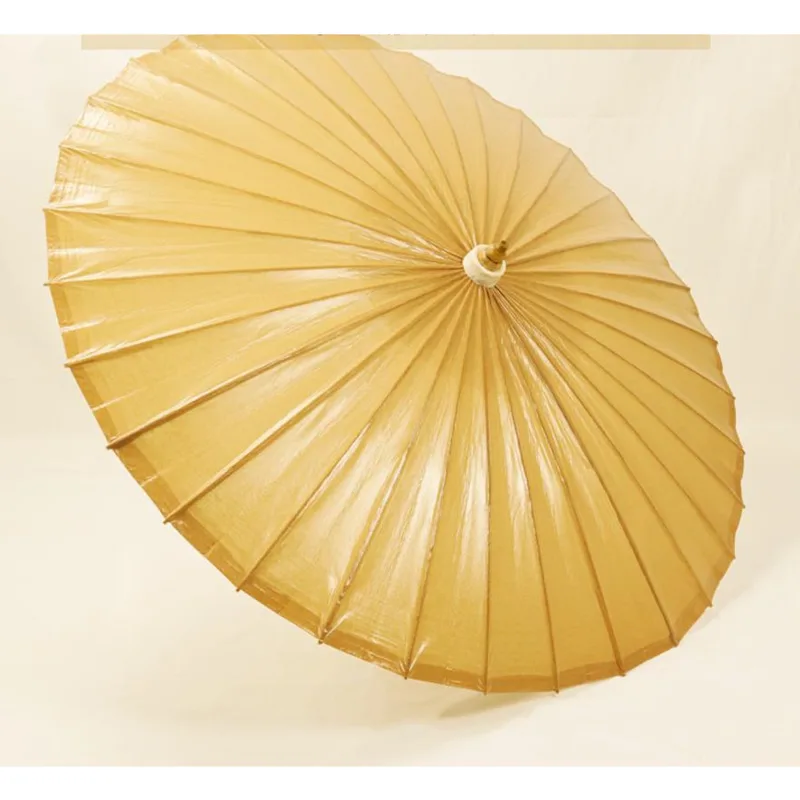 

Oilpaper Shade Decorative Umbrella Brown Antique Women Rainproof Sunscreen Traditional Purely Handmade Parasol Foldable Umbrella