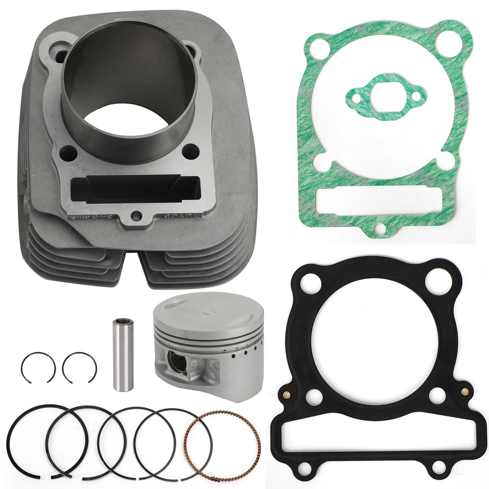 Artudatech Cylinder Jug Piston Gasket Rebuild Kit For Yamaha Yfm350X Warrior 350 1987-2004
