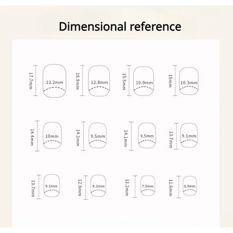 Description Picture 2 of item24Pcs pink French Fake Nail Short Square Nail Tips Fashion Wearable False Nails with Glue Simple Full Cover Press on Nails