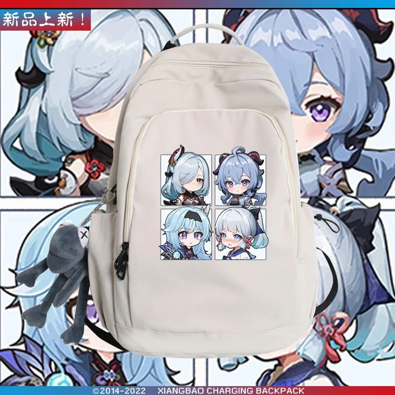 

Game Genshin Impact Baizhu Diluc Ganyu Backpack Schoolbag Teenarges Laptop Bag Outdoor Bags Boys Girls Fashion Travel Mochila