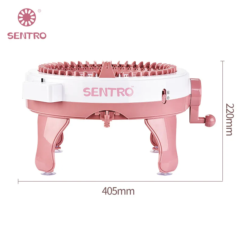 48 Needles Smart Weaving Loom Round Spinning Knitting Machines with Row Counter Knitting Board Rotating Double Loom For Gift