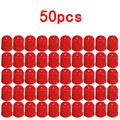 50Pcs Red